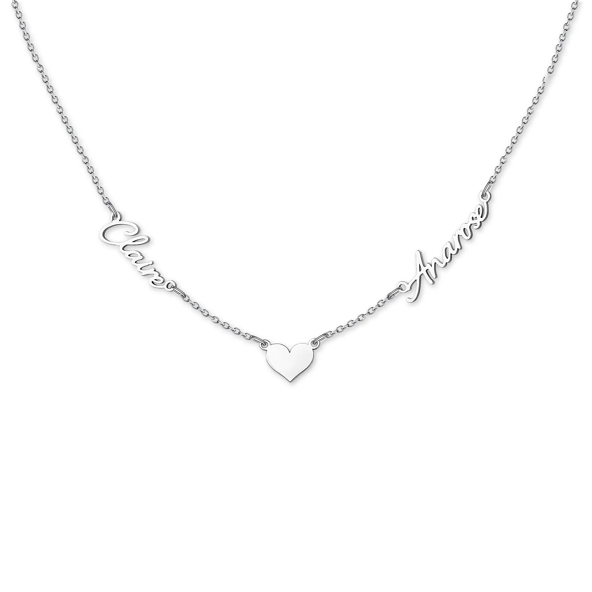 Two Name Couple's Necklace