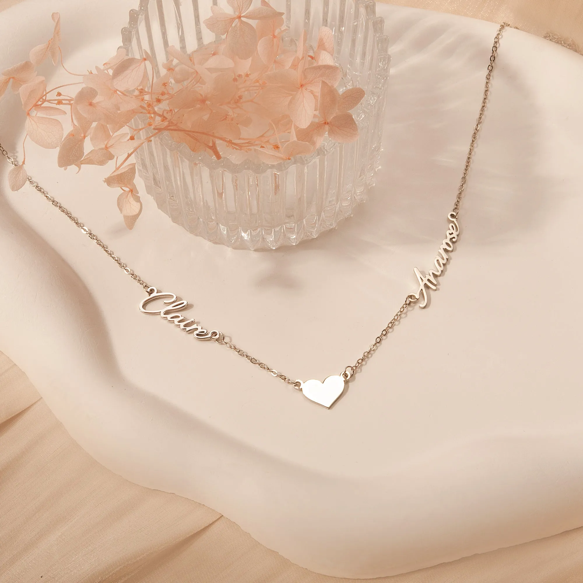 Two Name Couple's Necklace