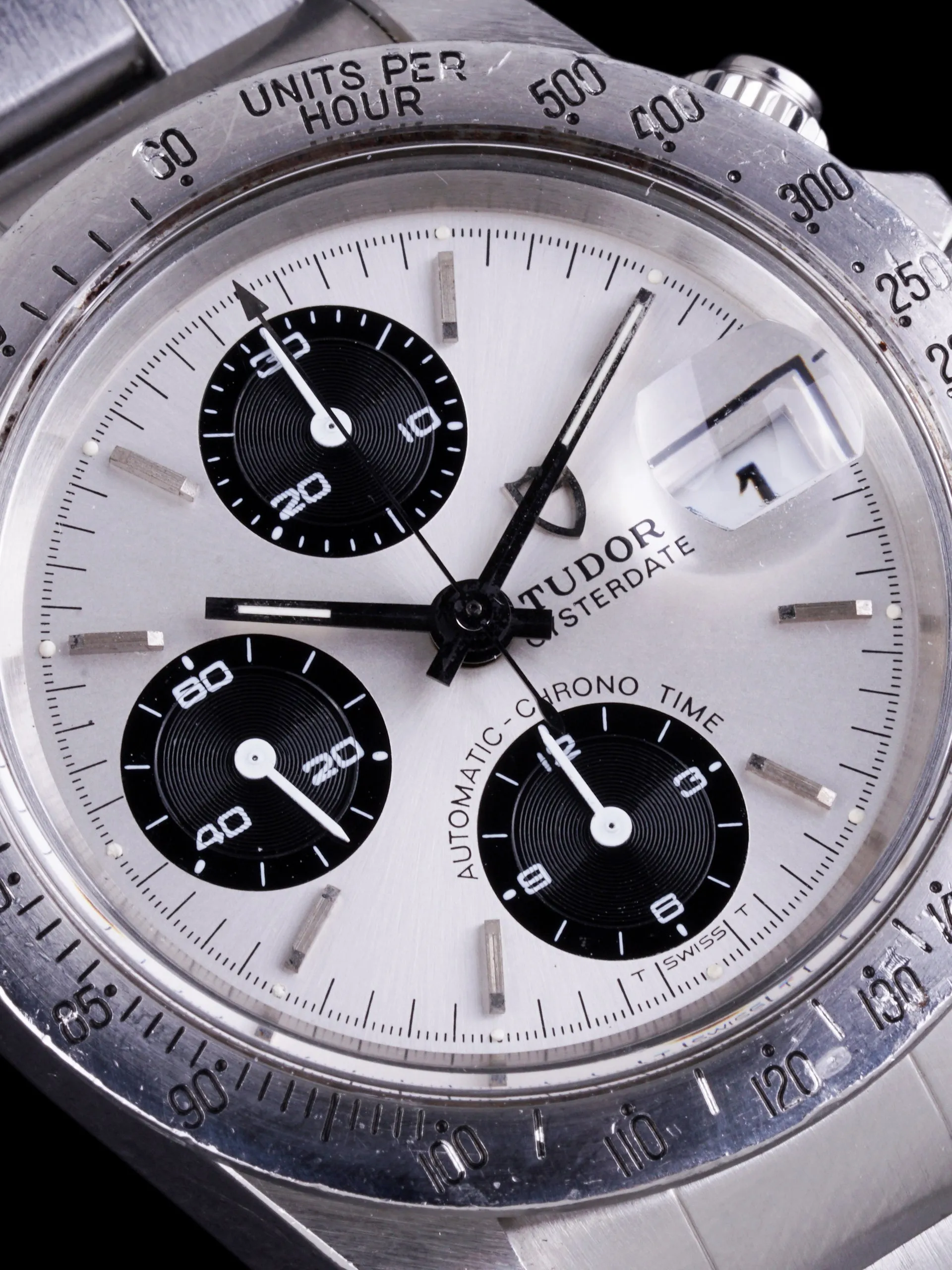 *Unpolished* 1989 Tudor Big Block Chronograph (Ref. 94300) W/ Papers and Hangtag