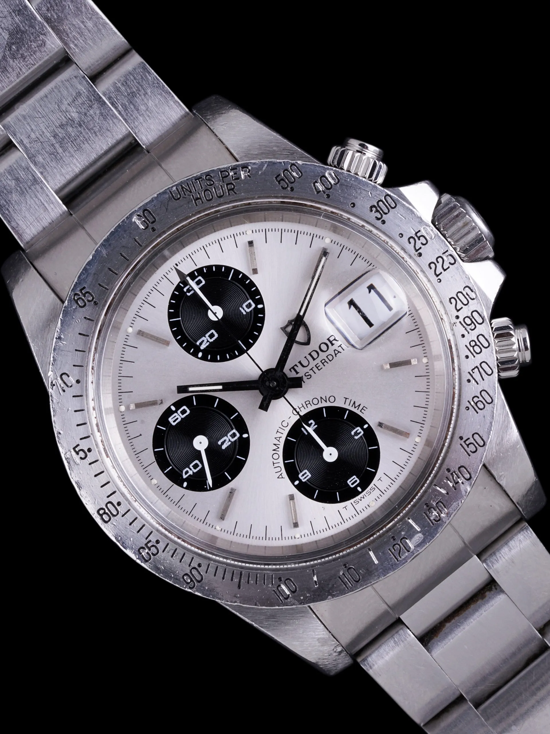 *Unpolished* 1989 Tudor Big Block Chronograph (Ref. 94300) W/ Papers and Hangtag