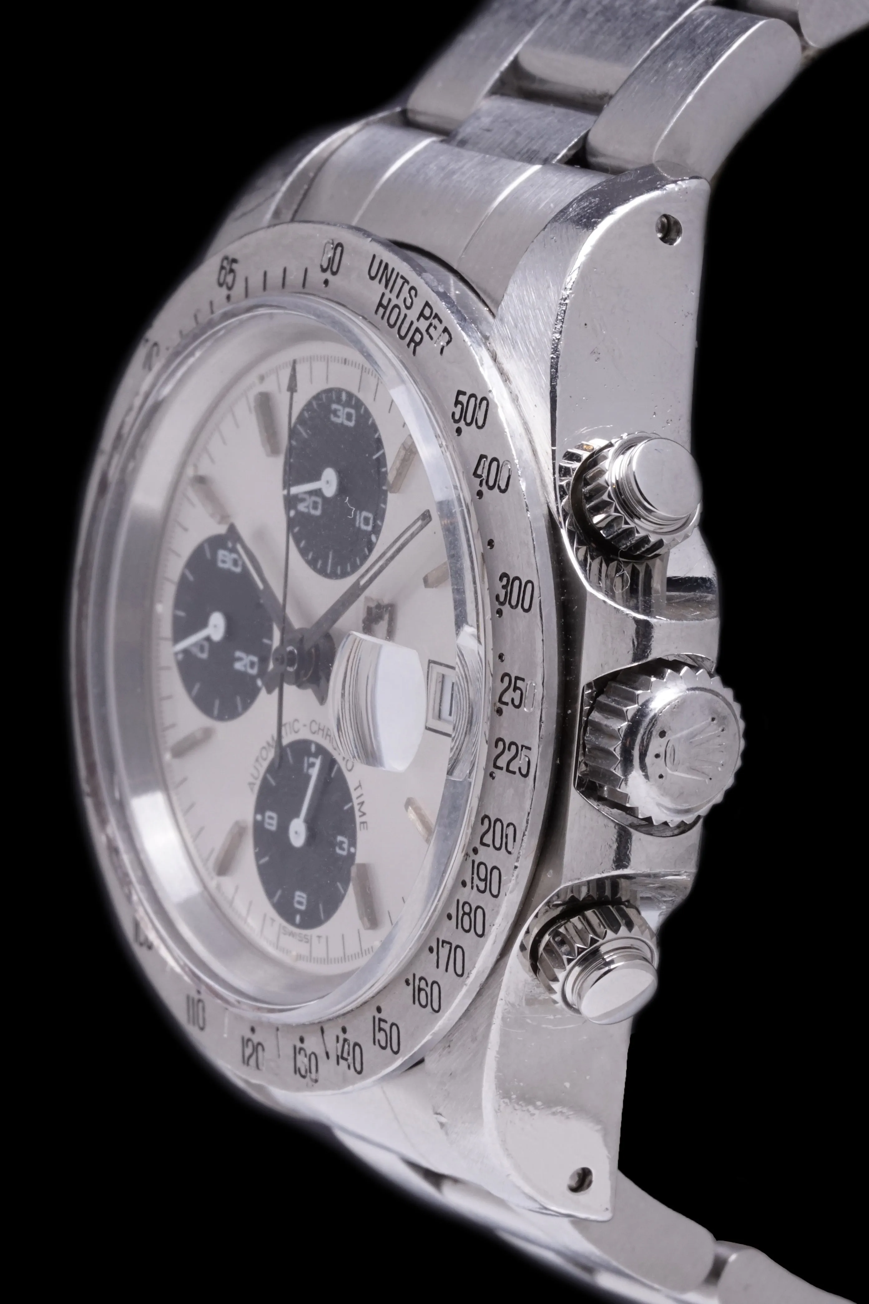 *Unpolished* 1989 Tudor Big Block Chronograph (Ref. 94300) W/ Papers and Hangtag