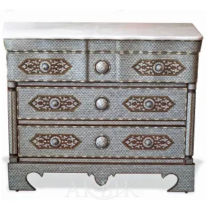 Vineyards Islands Mother of Pearl Syrian Chest of Drawers