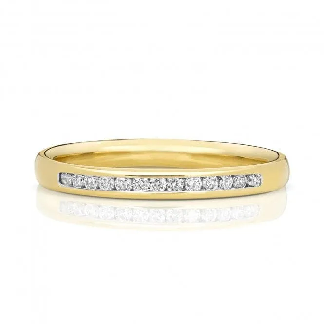 Wedding Band 9ct White Gold Diamond Eternity Ring W216/I