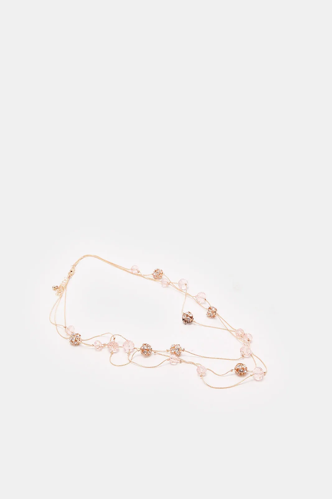 Women Gold Necklace And Earrings Set (2 Piece)
